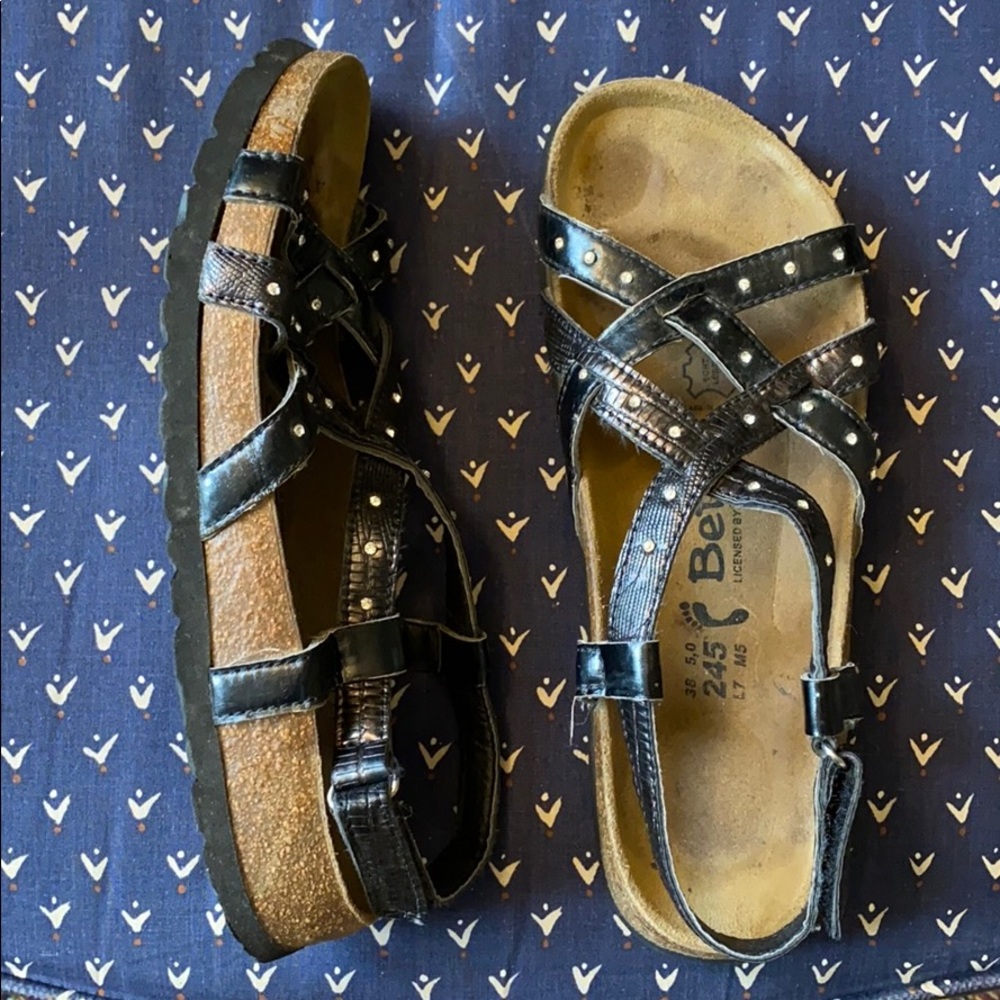 Birkenstock Betula, black, vegan, size 38.